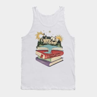 Booking Vintage, I've Live A Thousand Lives, Book Lover, Reading Books Tank Top